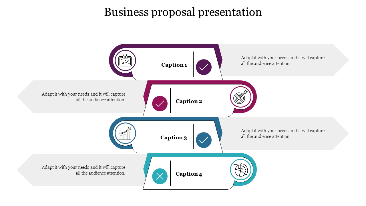 Multicolor Business Proposal Presentation Design